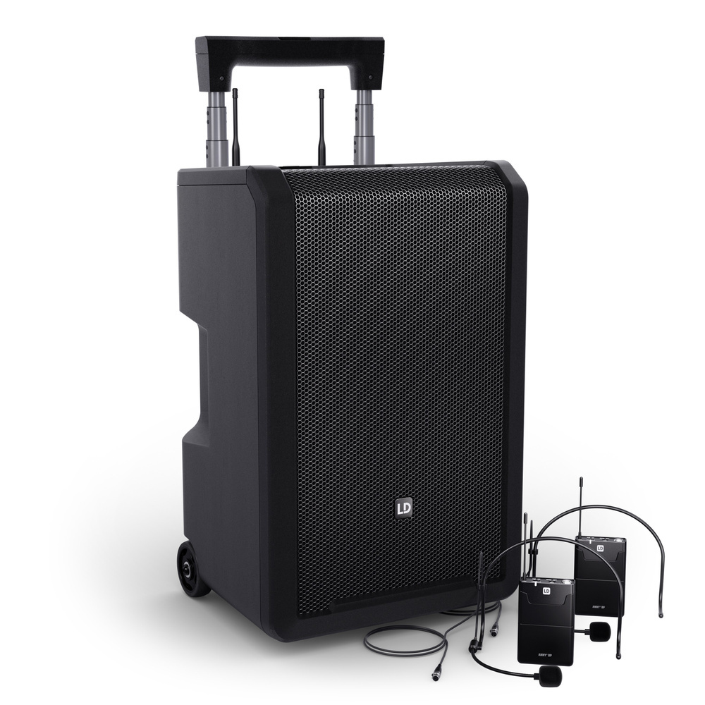 LD Systems ANNY® 10 BPH 2 accu speaker met bluetooth en 2x headset