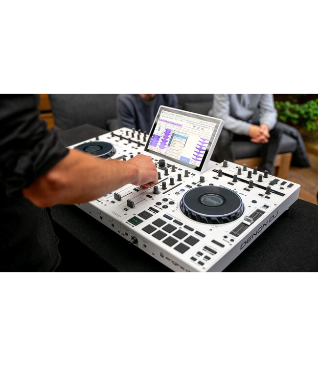 Denon Prime 4+ all-in-one DJcontroller limited WHITE edition