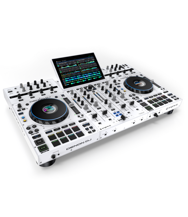 Denon Prime 4+ all-in-one DJcontroller limited WHITE edition