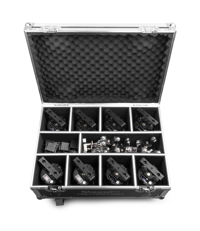 Beamz FL-DOT Flightcase voor 8 stuks Neutron dot