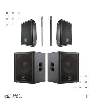 JBL JBL IRX combi deal 2x IRX108BT + 2x IRX115S