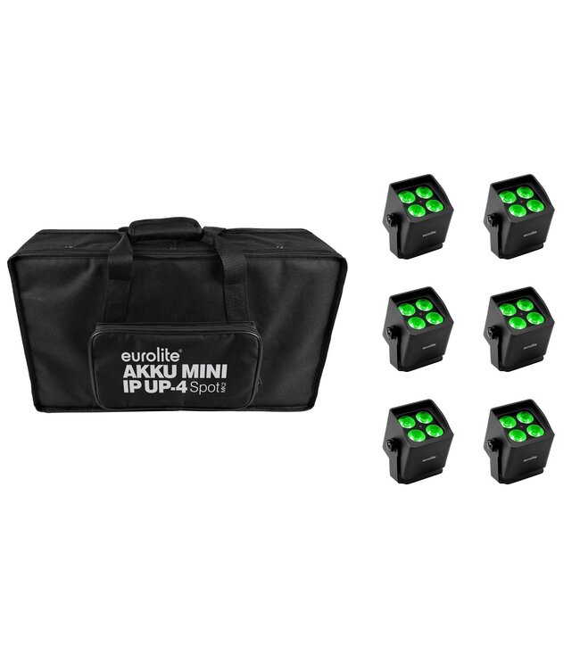 EUROLITE AKKU Mini IP UP-4 QCL Spot MK2