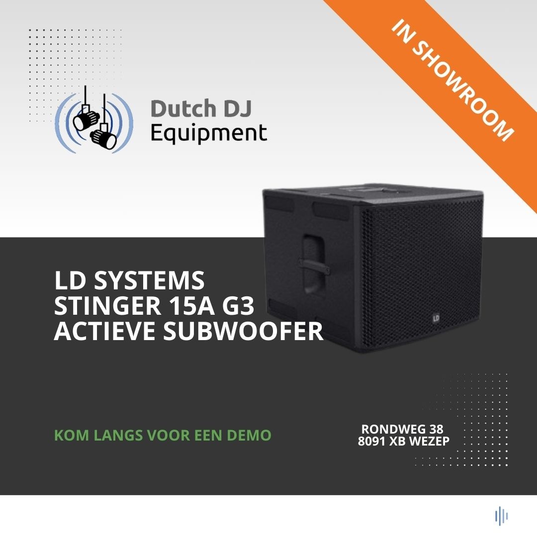LD Systems STINGER SUB 15 A G3 15 inch actieve subwoofer