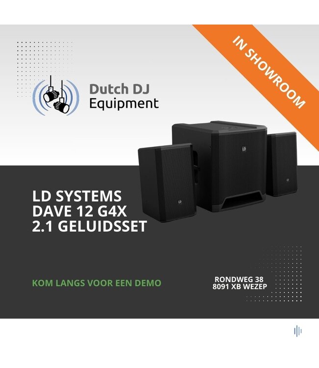 LD Systems DAVE 12 G4X 2.1 speaker set