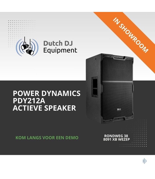 Power Dynamics PDY212A 12'' actieve speaker