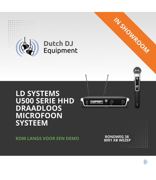 LD Systems U500 serie HHD draadloos microfoon systeem
