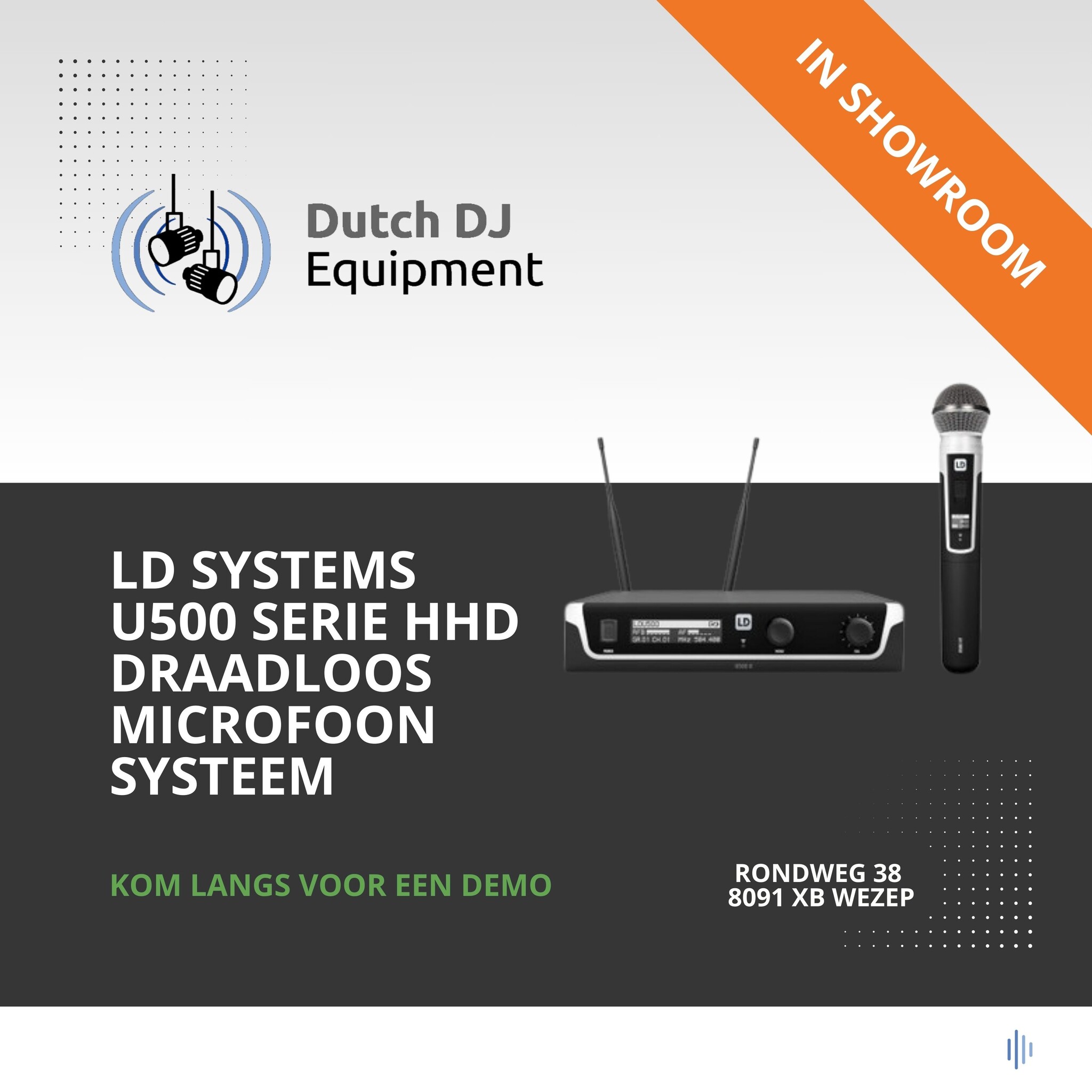LD Systems U500 serie HHD draadloos microfoon systeem