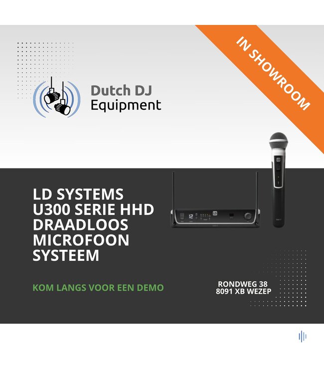 LD Systems U300 serie HHD draadloze microfoon systeem