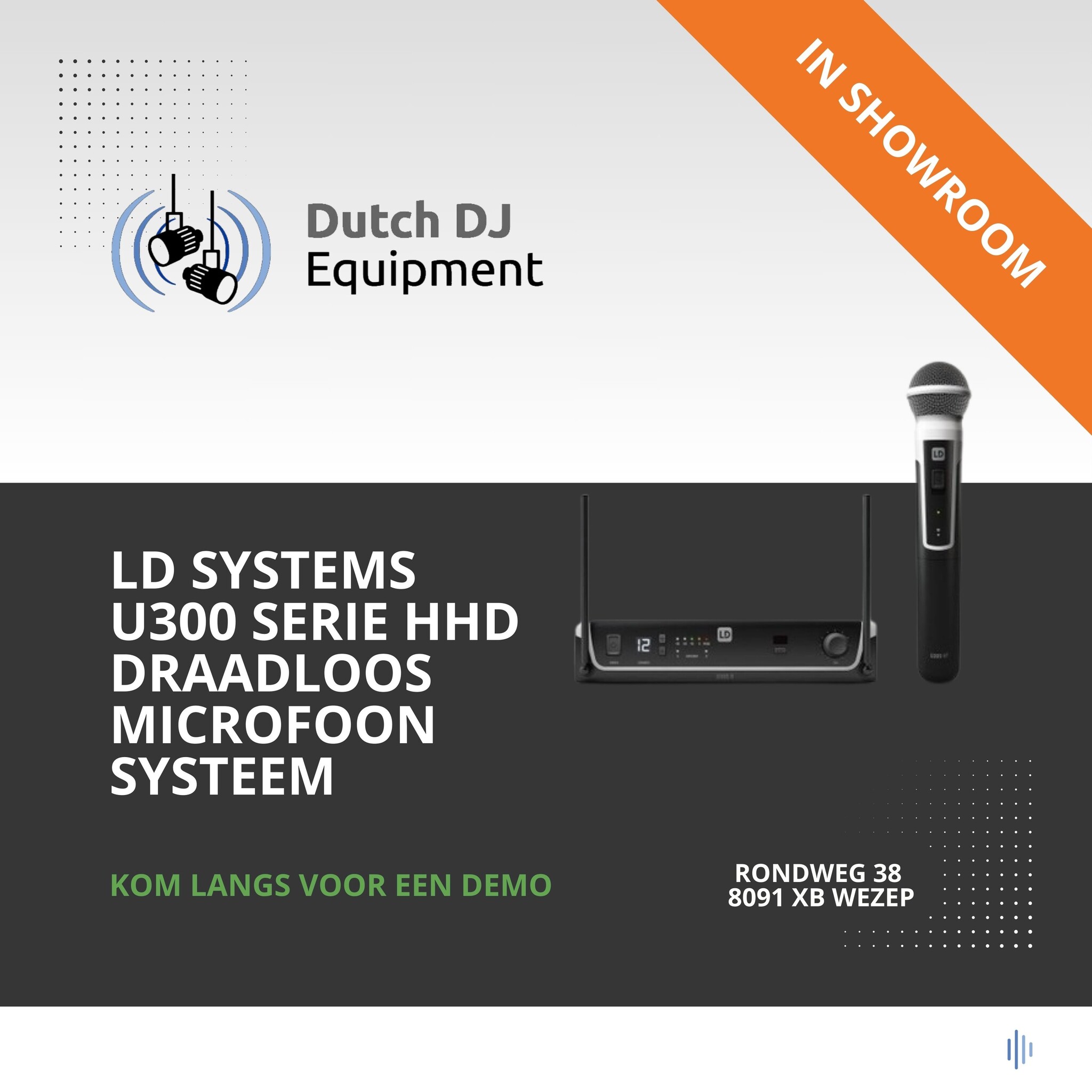 LD Systems U300 serie HHD draadloze microfoon systeem