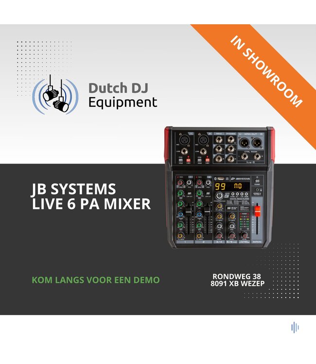 JB systems LIve 6 Pa mixer