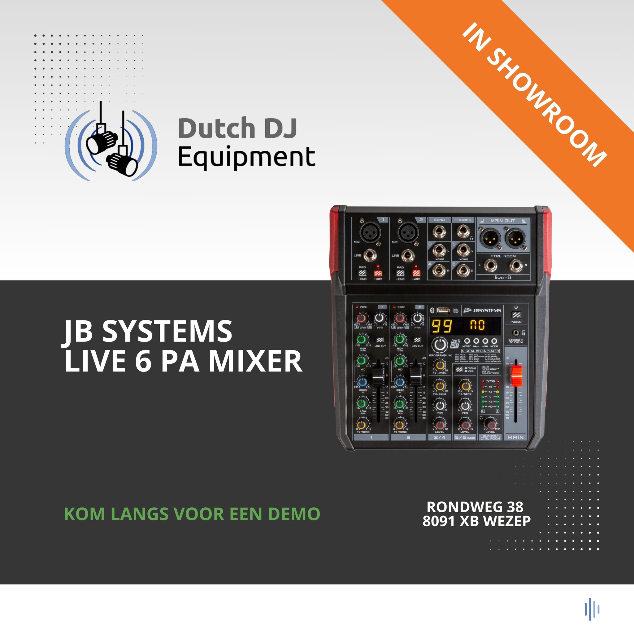 JB Systems LIve 6 Pa mixer