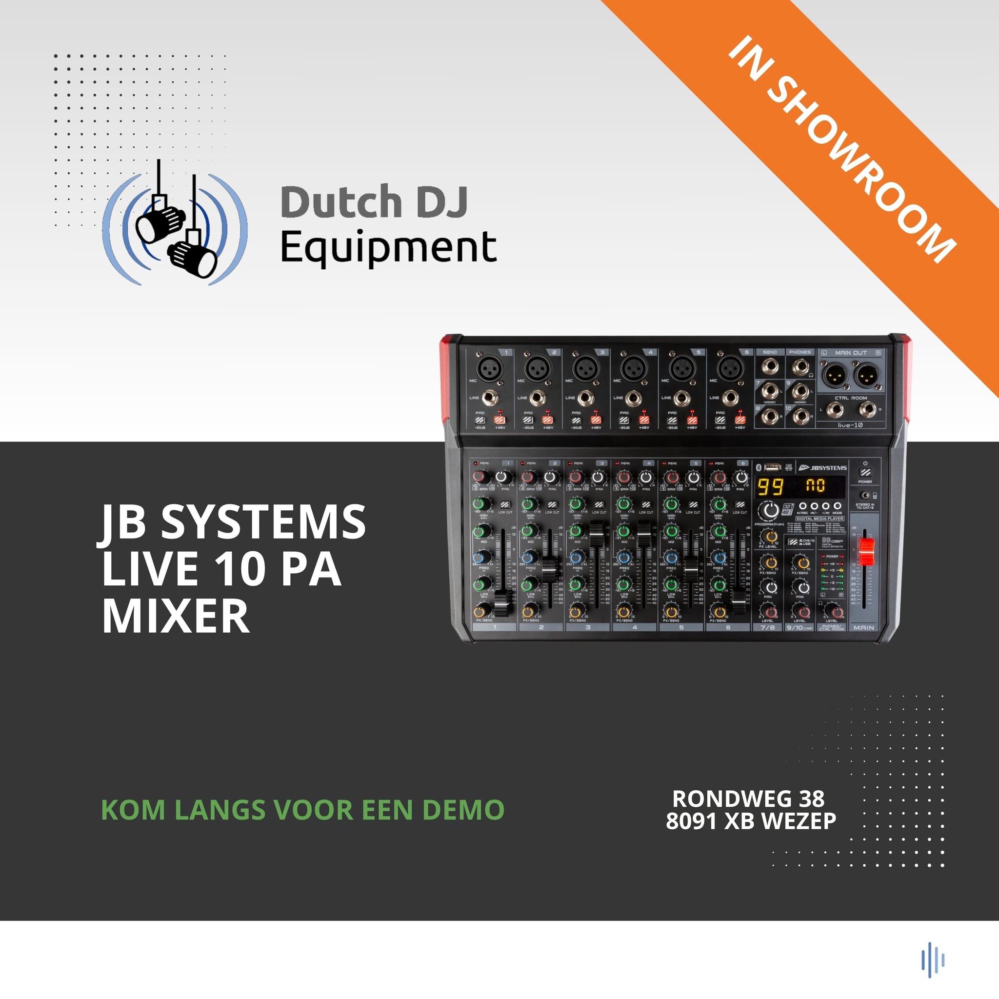 JB Systems LIve 10 Pa mixer