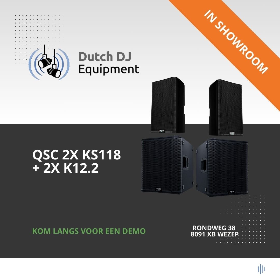 QSC geluidsset 2x KS118 + K12.2