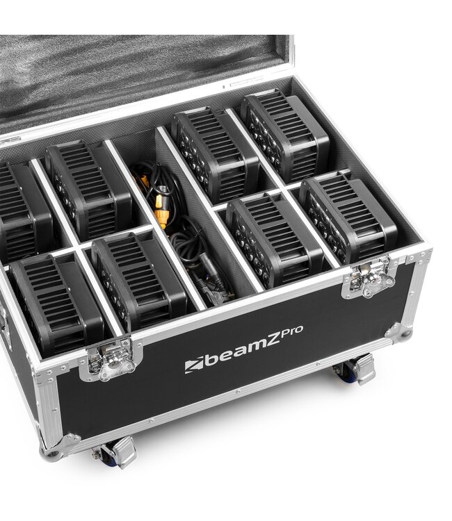 Beamz FL28 flightcase 8x Starcolor128/135