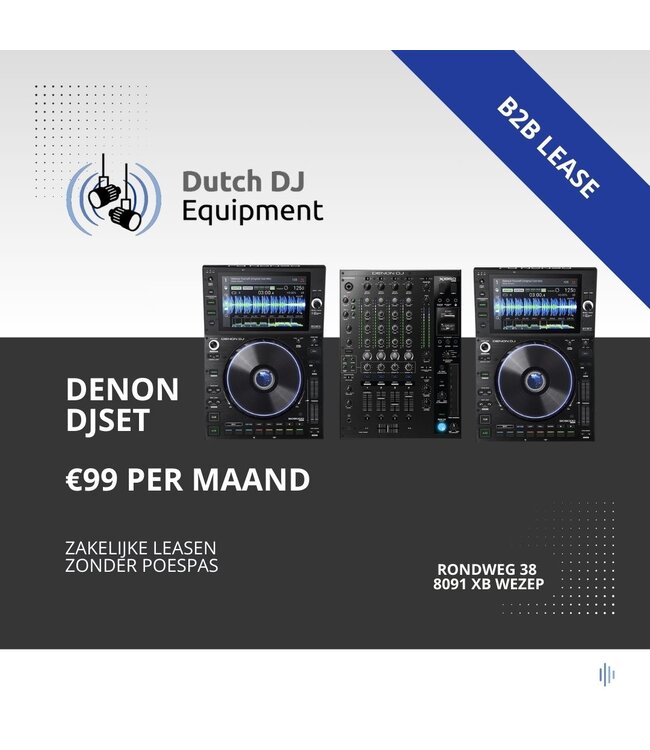 Denon DJ Denon SC6000 X1850 DJset B2B zakelijke lease