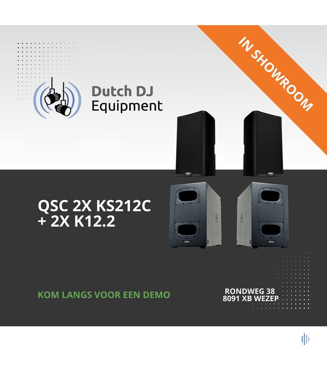 QSC geluidsset 2x KS212C + K12.2