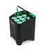 Beamz 8x BBP59 accu uplight SET in flightcase