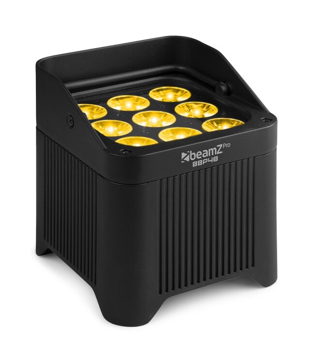 Beamz 8x BBP48 accu uplight in flightcase