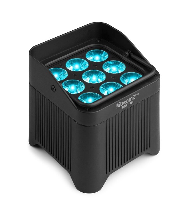 Beamz 8x BBP48 accu uplight in flightcase