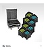 Beamz 8x BBP48 accu uplight in flightcase