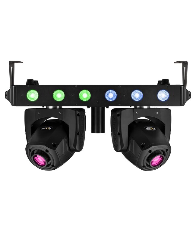 Beamz Fuze Twin spot LED Movinghead Bar