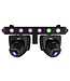 Beamz Fuze Twin spot LED Movinghead Bar