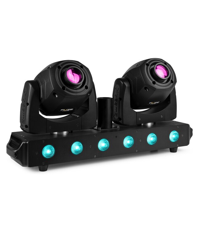 Beamz Fuze Twin spot LED Movinghead Bar