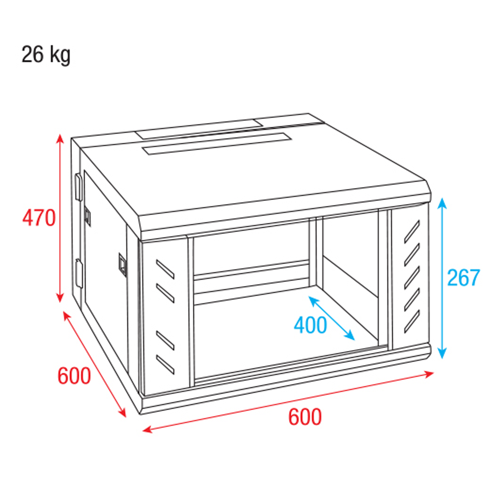 Met de 10 inch serverkast schaf je compactheid aan voor je apparatuur