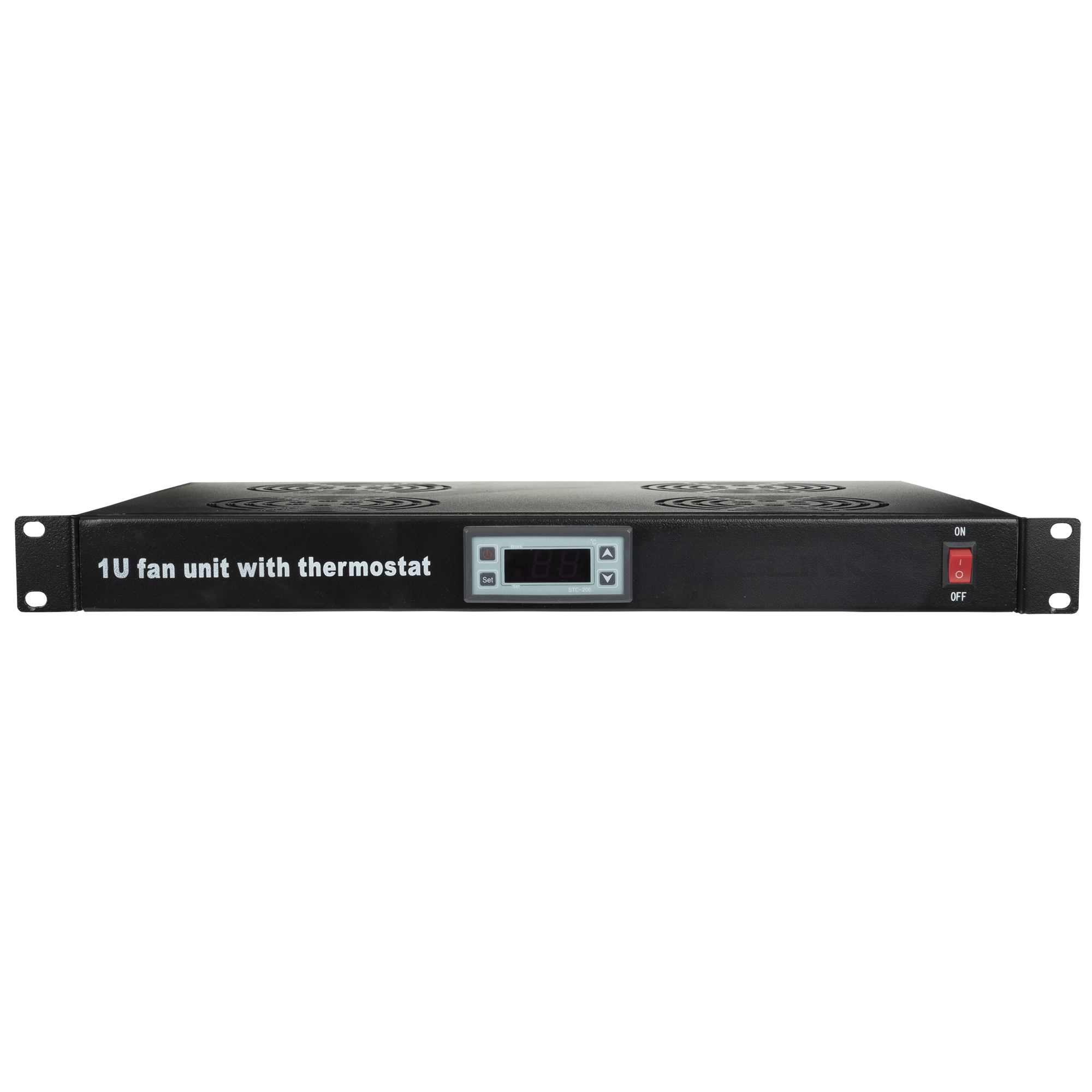 Showgear Showgear 4-weg, 1HE Ventilator Unit Temperatuur