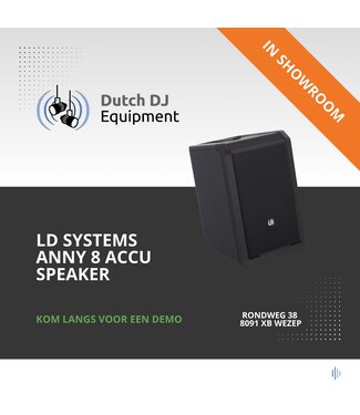 LD Systems ANNY 8 accu speaker stage black