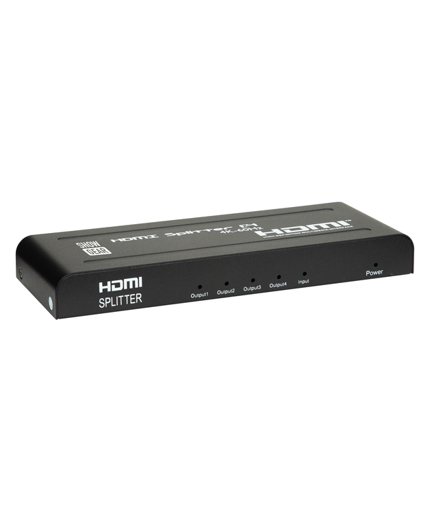 HDMI 2.0 splitter 1 in 4 uit