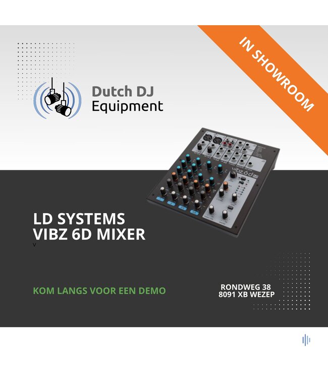 LD Systems VIBZ 6 D PA mixer
