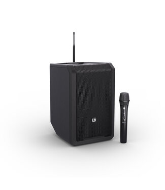 LD Systems ANNY® 8 HHD accu speaker met 1 draadloze microfoon stage black