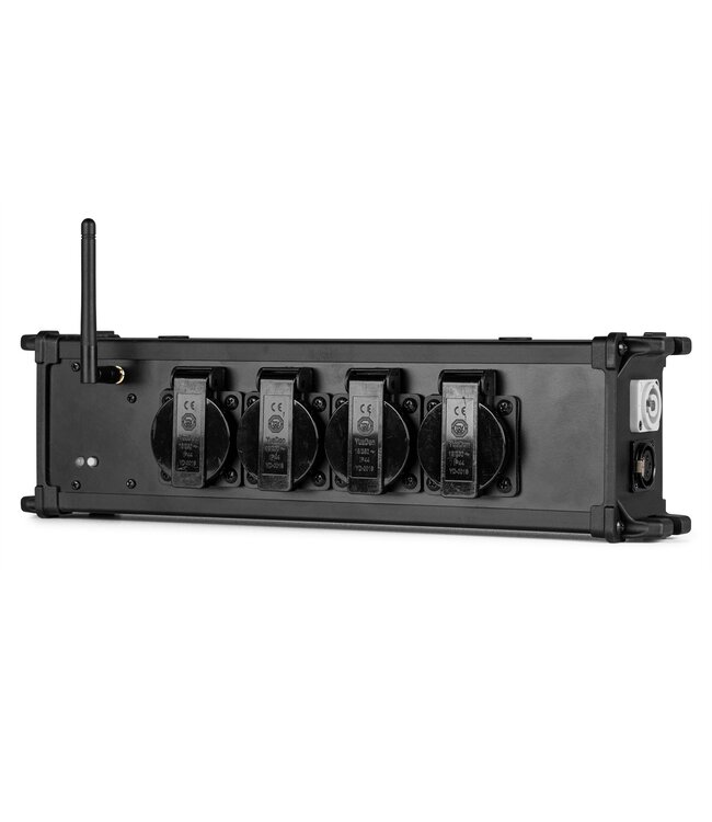 PD-connex PSB50 Power Splitter Box P-Con IN/OUT met draadloze dmx