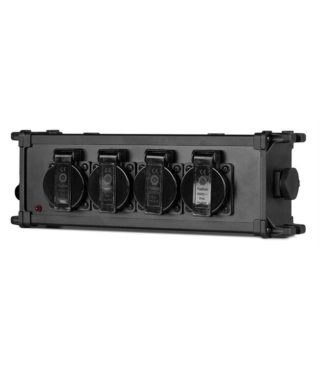 PD-connex PSB45 Power Splitter Box P-Con TR IN/OUT met  4x shuko