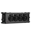 PSB45 Power Splitter Box P-Con TR IN/OUT met  4x shuko