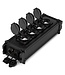 PSB45 Power Splitter Box P-Con TR IN/OUT met  4x shuko