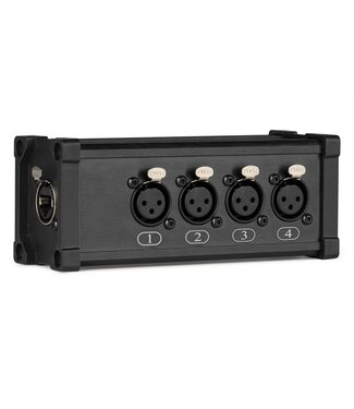 PD-Connex PD-Connex CX187 RJ45 to 4x XLR 3 pins Splitter Box