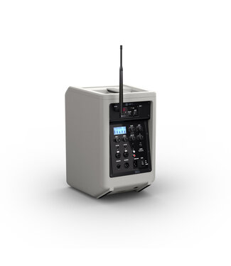 LD Systems ANNY 8 HHD Draagbare 8 Inch accu speaker met 1 draadloze microfoon Urban Grey