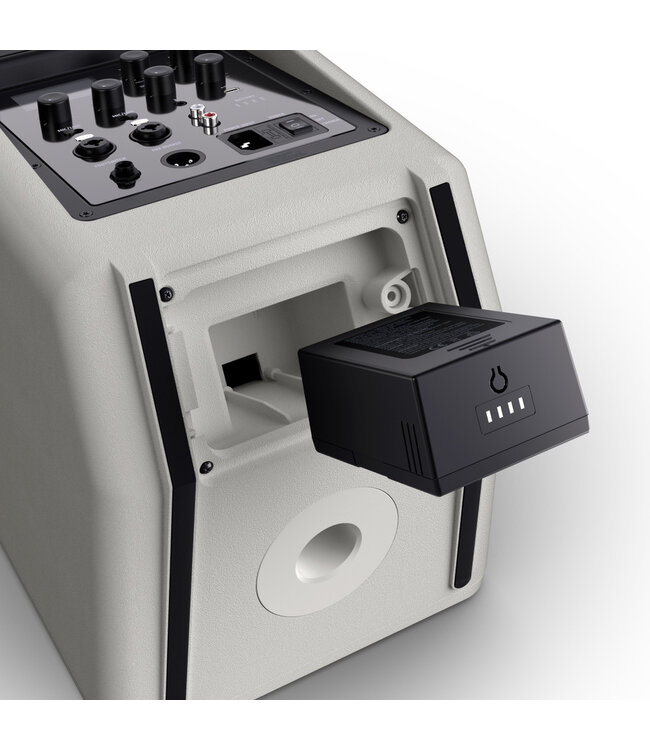 LD Systems ANNY 8 HHD Draagbare 8 Inch accu speaker met 1 draadloze microfoon Urban Grey