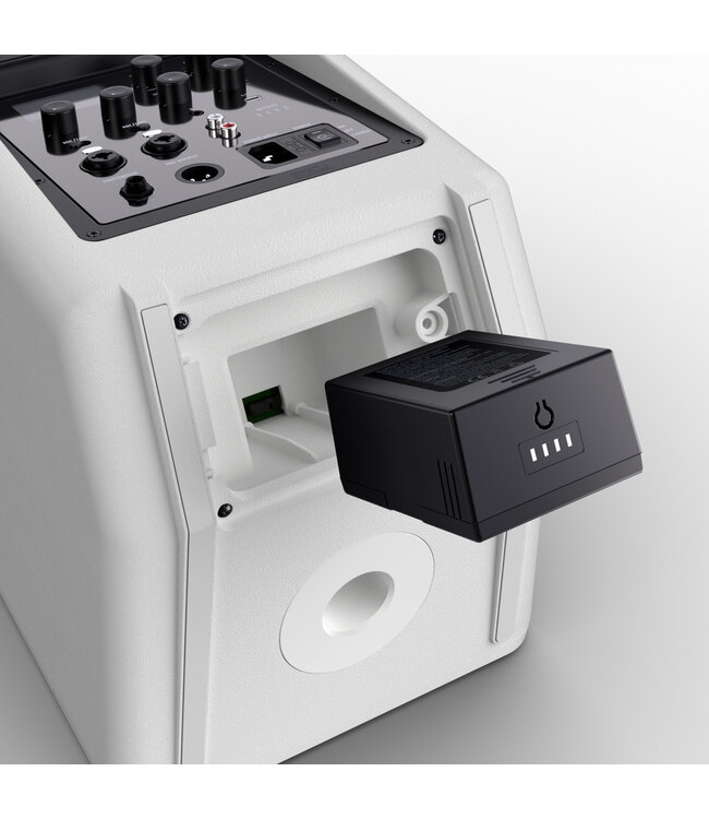 LD Systems ANNY 8 BPH 8 Inch Draagbare Accu Speaker met draadloze headset en Bodypack Pure white