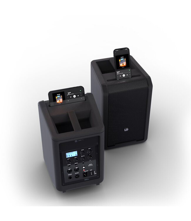 LD Systems ANNY 8 accu speaker stage black