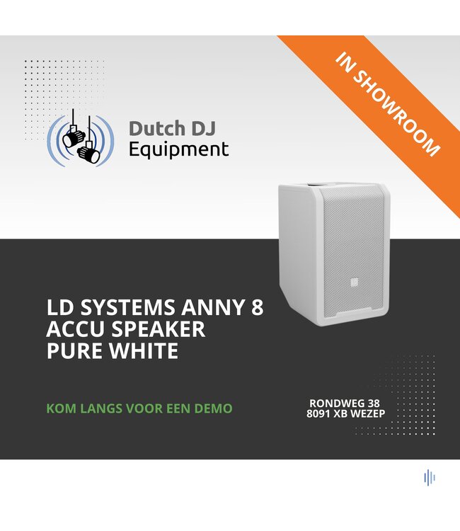LD Systems ANNY 8 accu speaker Pure white