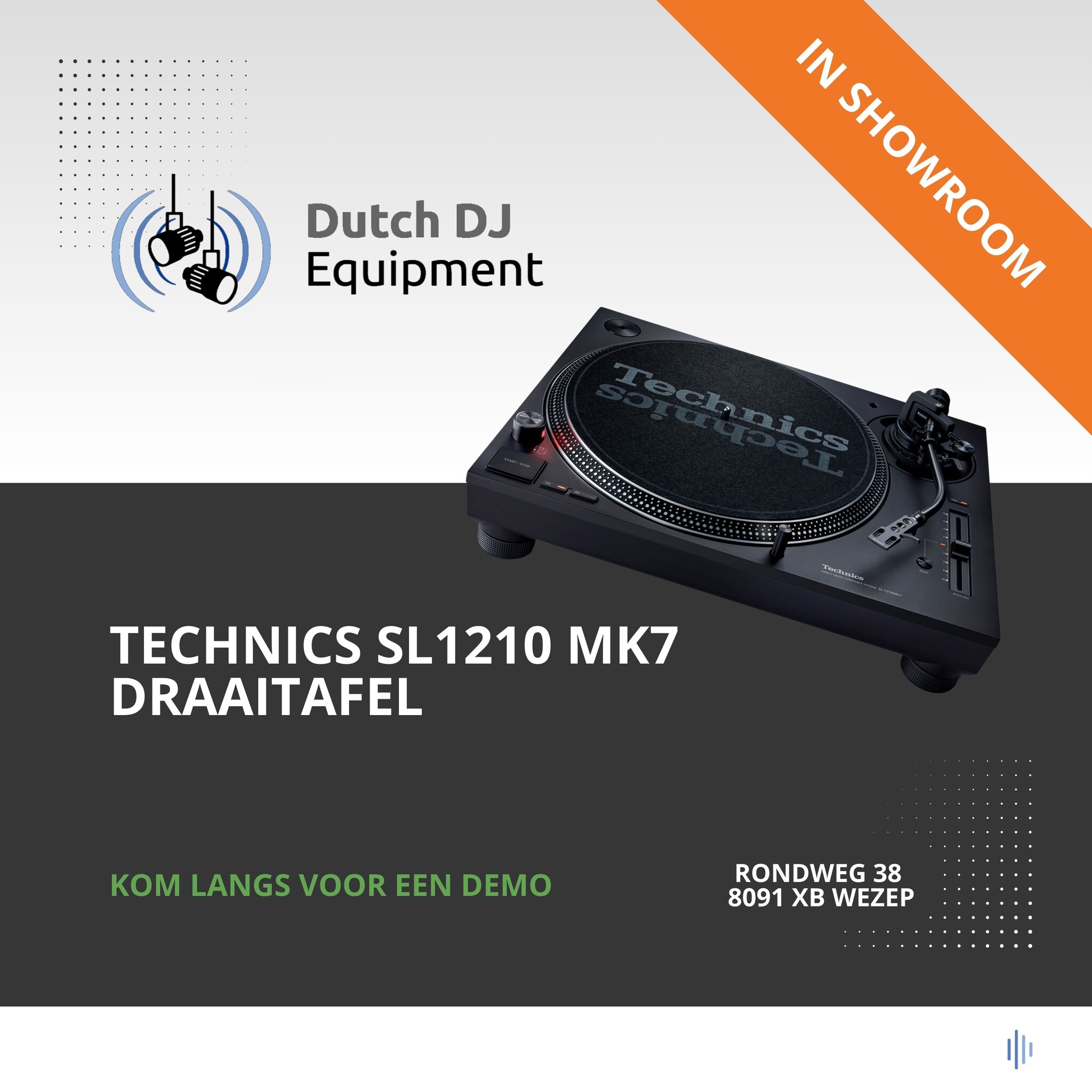 Technics SL-1210 MK7 draaitafel