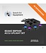 4x Beamz BBP94W accu LED Uplights met tas