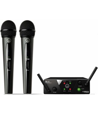 AKG WMS40 Mini Dual Vocal Set ISM draadloze microfoon set