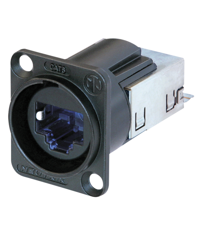 etherCON CAT6 D-size inbouwplug ethernet