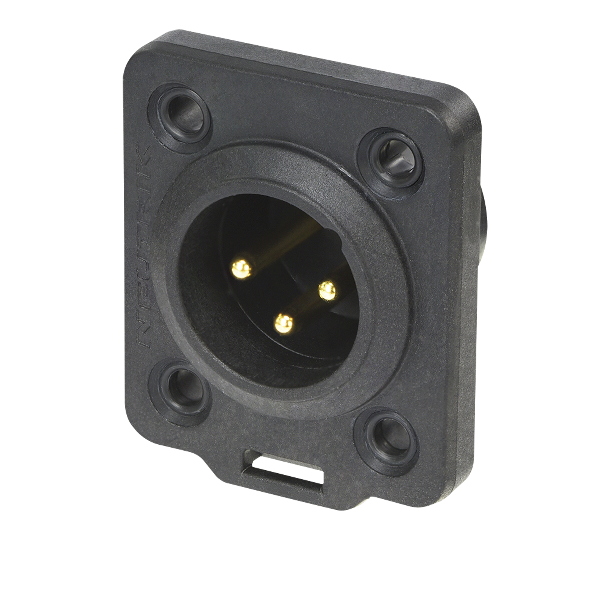 Neutrik Neutrik XLR 3P Chassis male inbouwplug