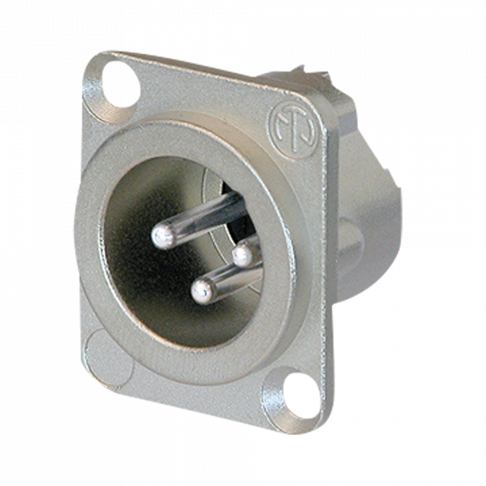 Neutrik Neutrik XLR 3P Chassis male inbouwplug