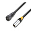 Cameo Cameo DMX IP65 XLR input kabel 3pins of 5pins 1 meter